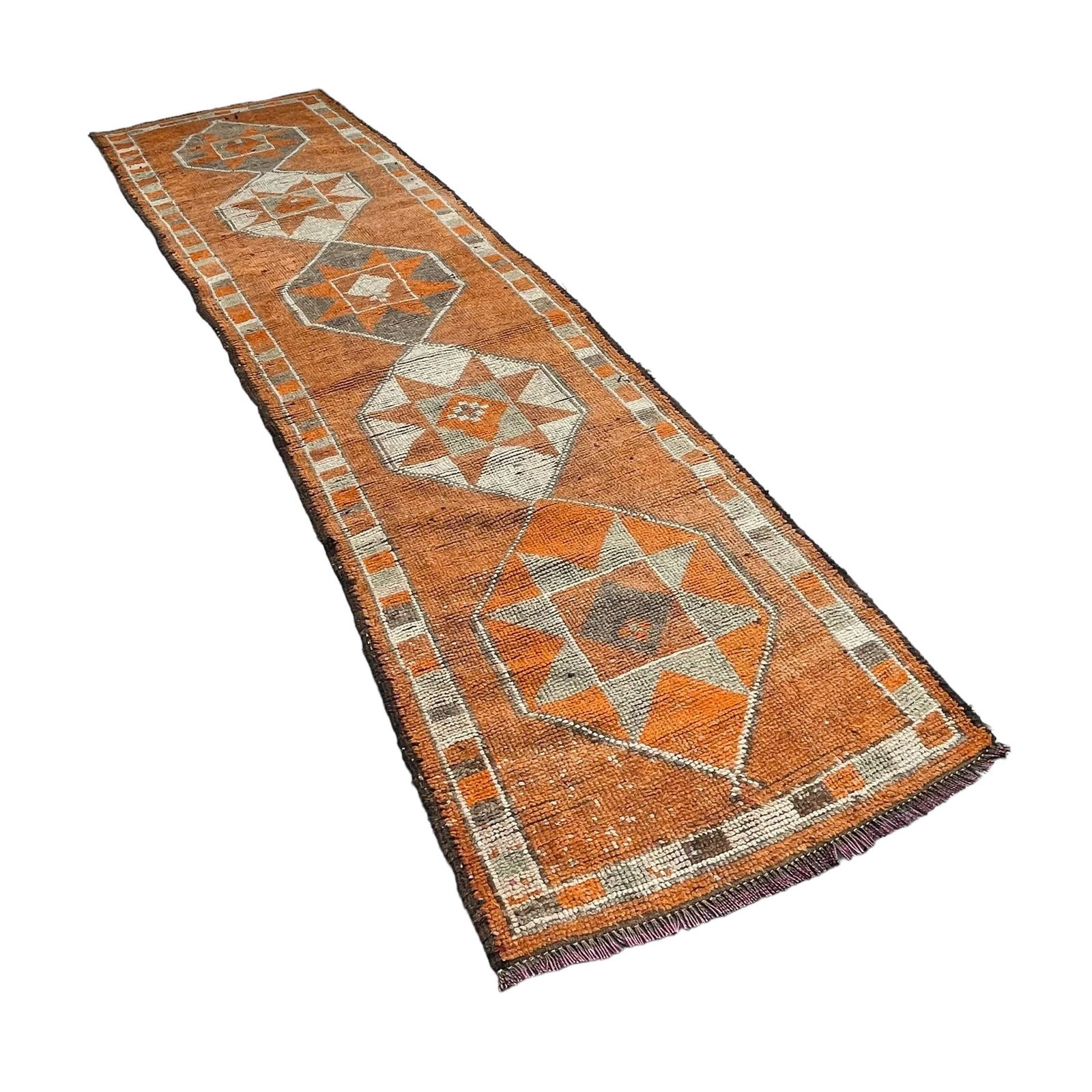 Vintage Kurdish Herki Rug , 363 X 95 Cm photo furniture