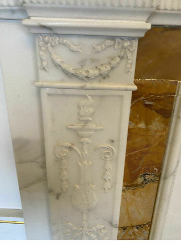 Georgian Revival Marble Antique Fire Surround Fireplace Reclaimed Hearth Royal photo 49560.0