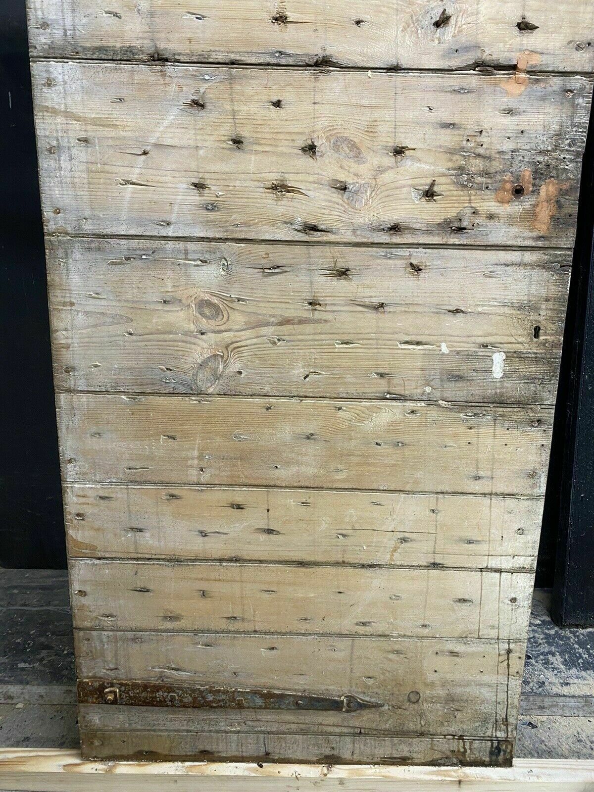 photo buy 18th Century Front Door Old Period Wood Antique Reclaimed Hand Made Nails Bolts