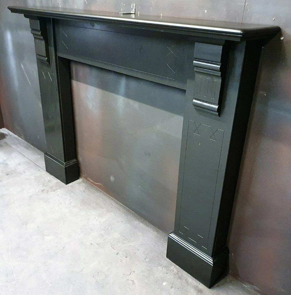 Original Victorian Slate Fireplace Mantel photo furniture