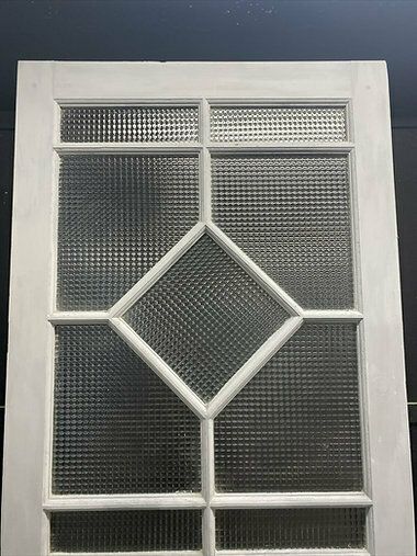Large Victorian Front Door Antique Period Glazing Reclaimed Old Pine Wood Used photo furniture