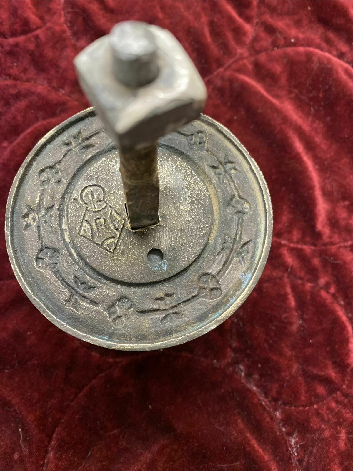 Large Antique Regency Georgian Brass Door Knob Reclaimed Period Metal Old C1830 photo Home Fixtures