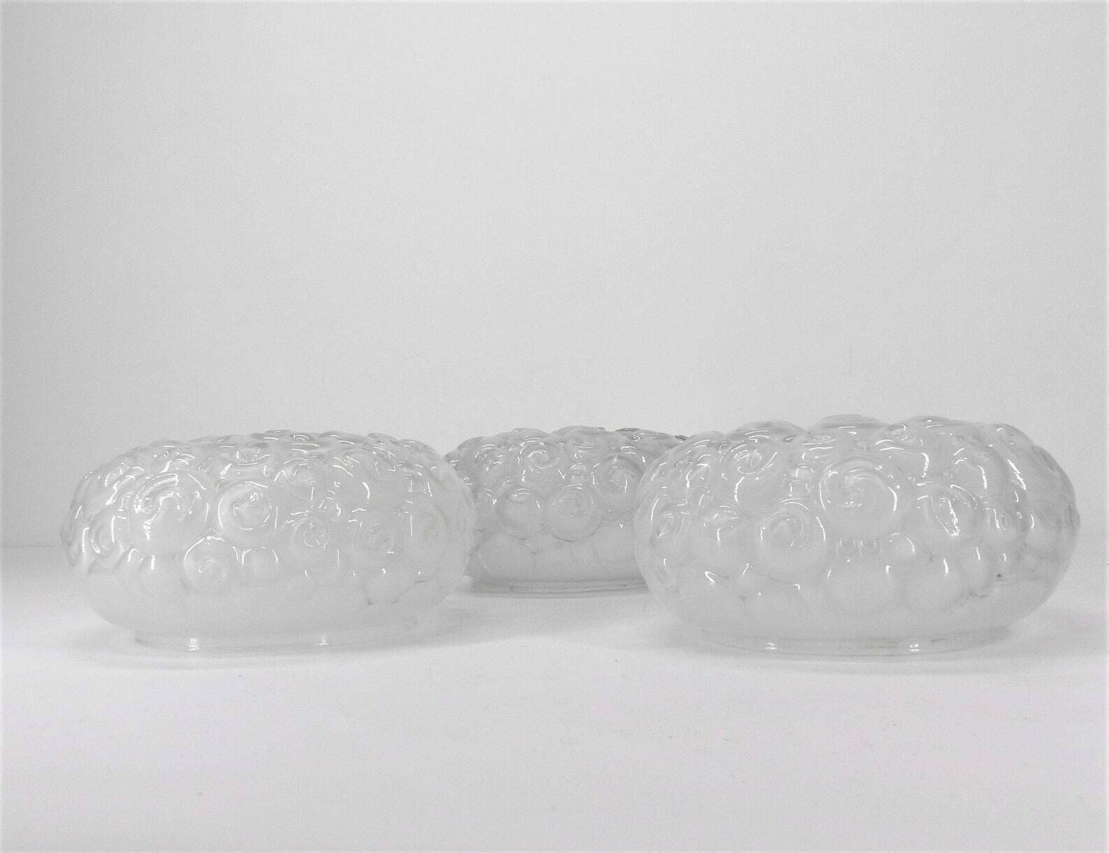 3 Helena Tynell Style Glass Snail Patternsceiling Lamps