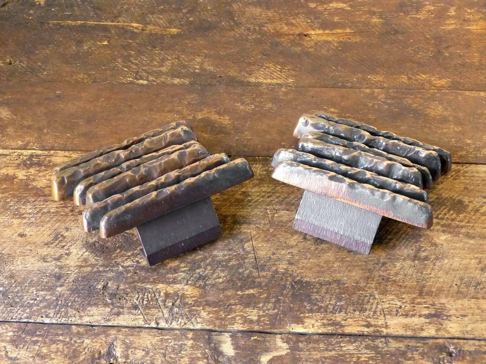 Alpan Bronze Brutalist Door Handles photo vinterior