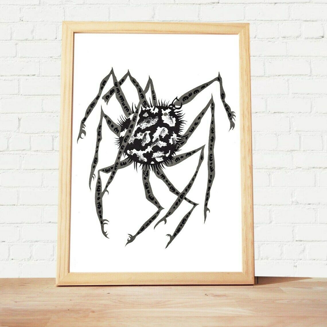 Original Lithograph Jean Lurçat "Spider Of Nuremberg"