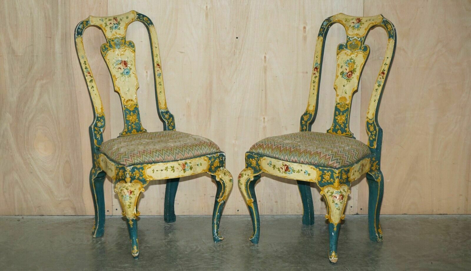 Pair Of Antique Regency Chairs & Matching Table From Glenalmond Estate Scotland photo furniture