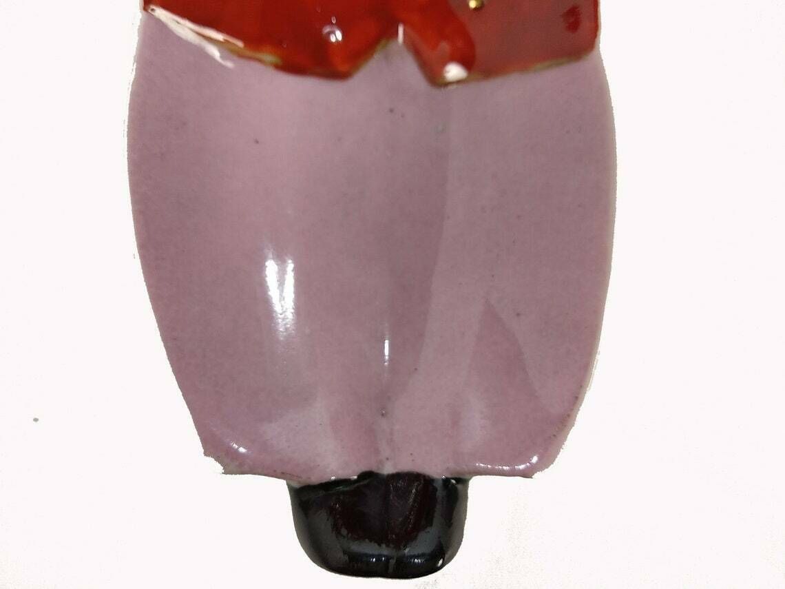 French Pierrot Coin Dish, French Pierrot Trinket Dish, French Ring Dish, Paris Bedroom Decor, Paris Hotel Decor, French Porcelain Dish photo vinterior