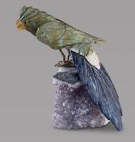 Semi Precious Stone Cockatoo Parrot photo 450.0