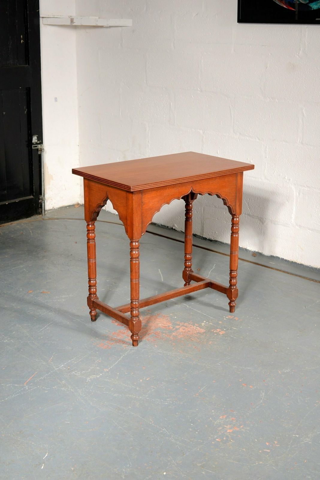 A Victorian Walnut Occasional Table In The Moorish Taste   C.1870