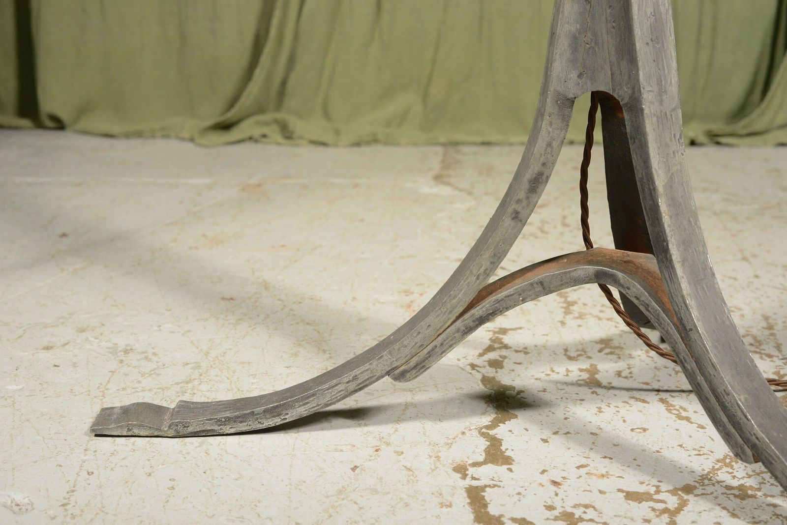 photo furniture An Arts & Crafts Wrought Iron Standard Lamp In The Manner Of C.F.A. Voysey   C.1900