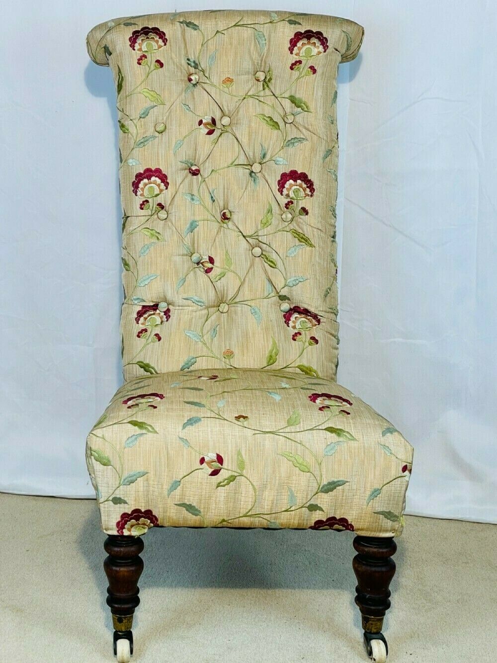 125.0 Victorian Prie Dieu Chair, 1800s photo