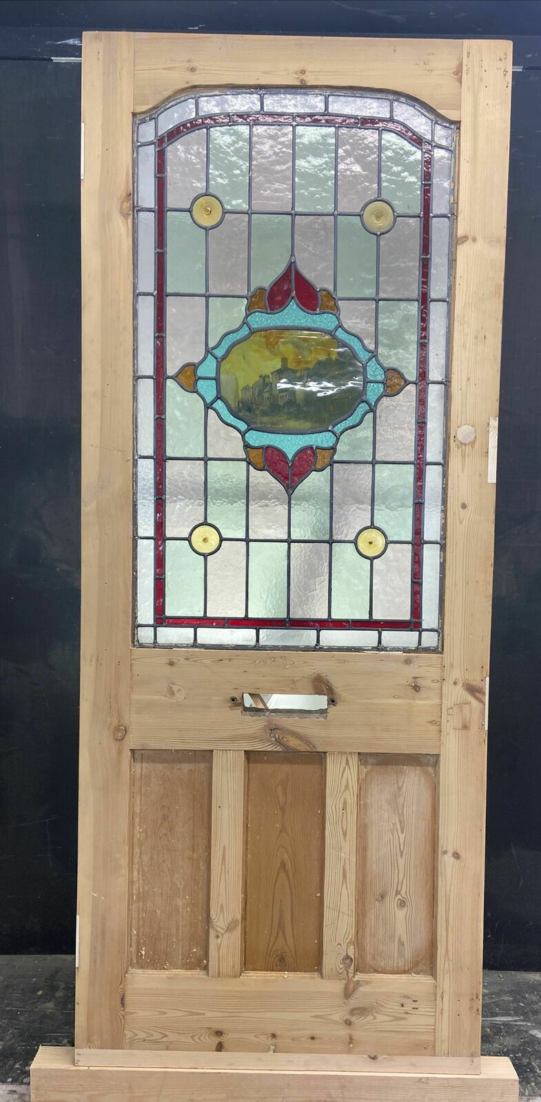 photo furniture Unique Edwardian Front Door Period Stained Glass Old Reclaimed Antique Wood Lead