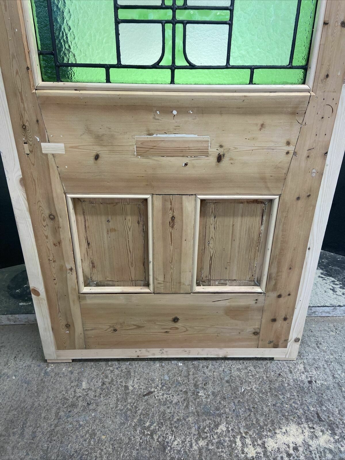 photo furniture Large Victorian Stained Glass Front Door Reclaimed Antique Period C1900 Leaded