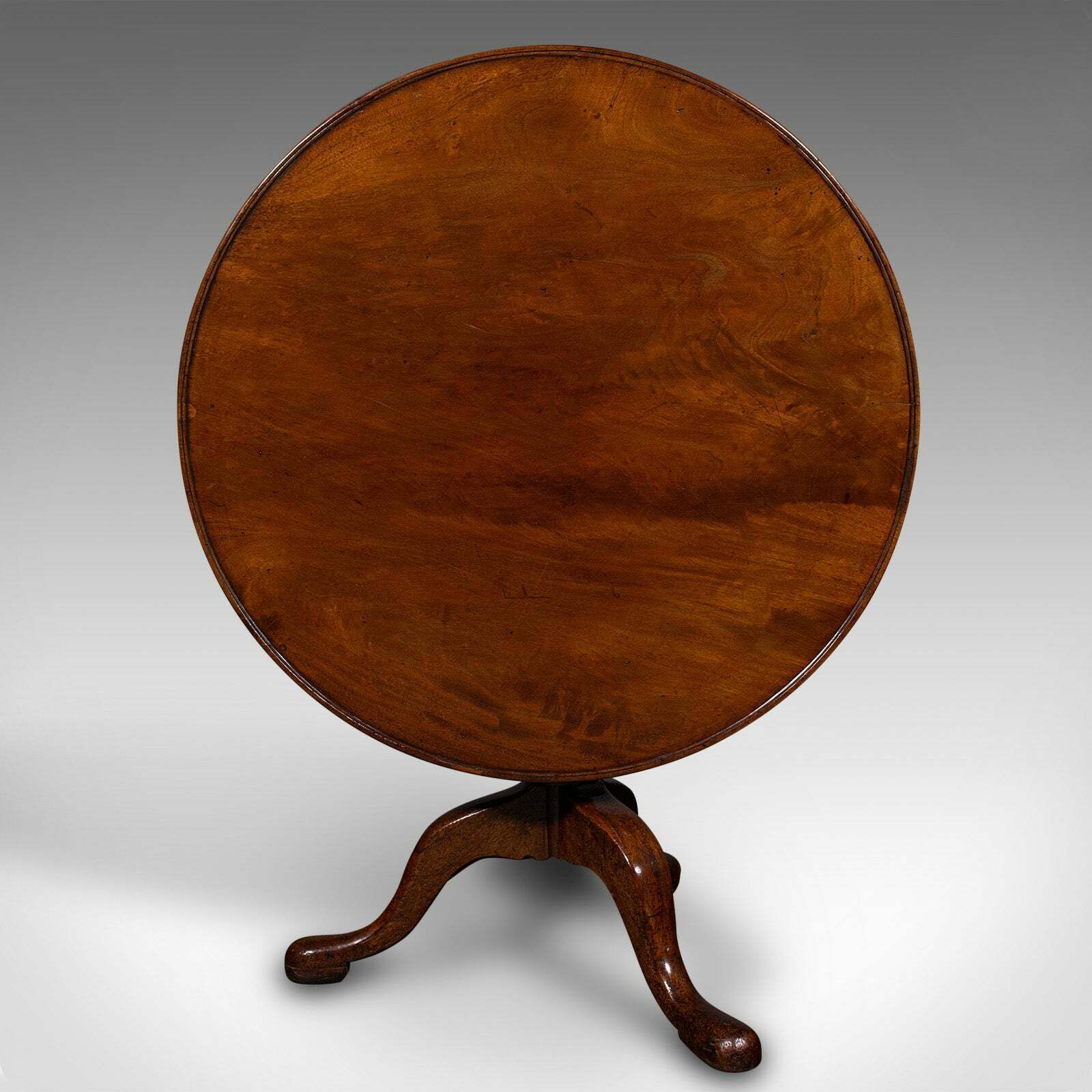 photo furniture 3 Feet Wide Antique Tilt Top Table, English, Reception Hall, Breakfast, Georgian