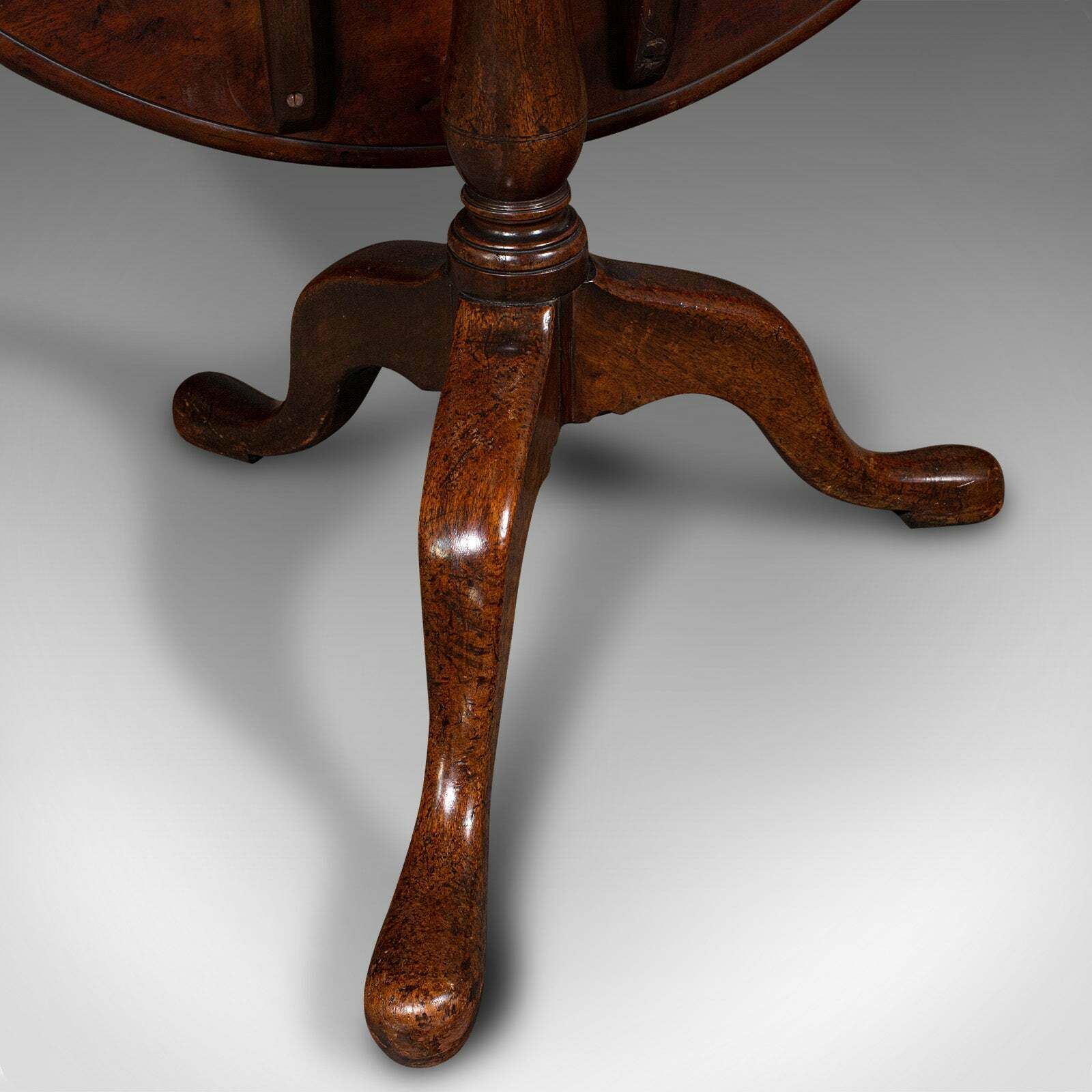 Furniture 3 Feet Wide Antique Tilt Top Table, English, Reception Hall, Breakfast, Georgian photo
