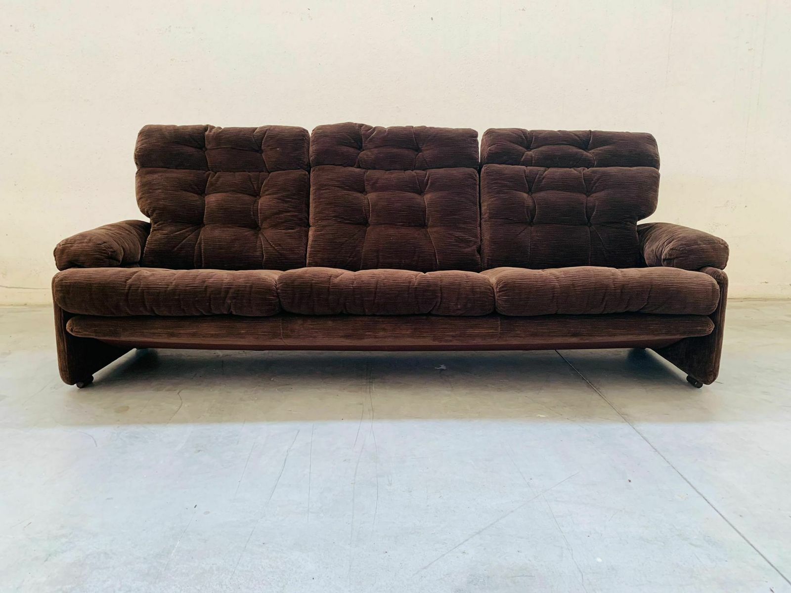 3 Seater Sofa And 2 Armchairs From The 70s – Coronado & Tobia Scarpa For B&B Ialia photo for sale