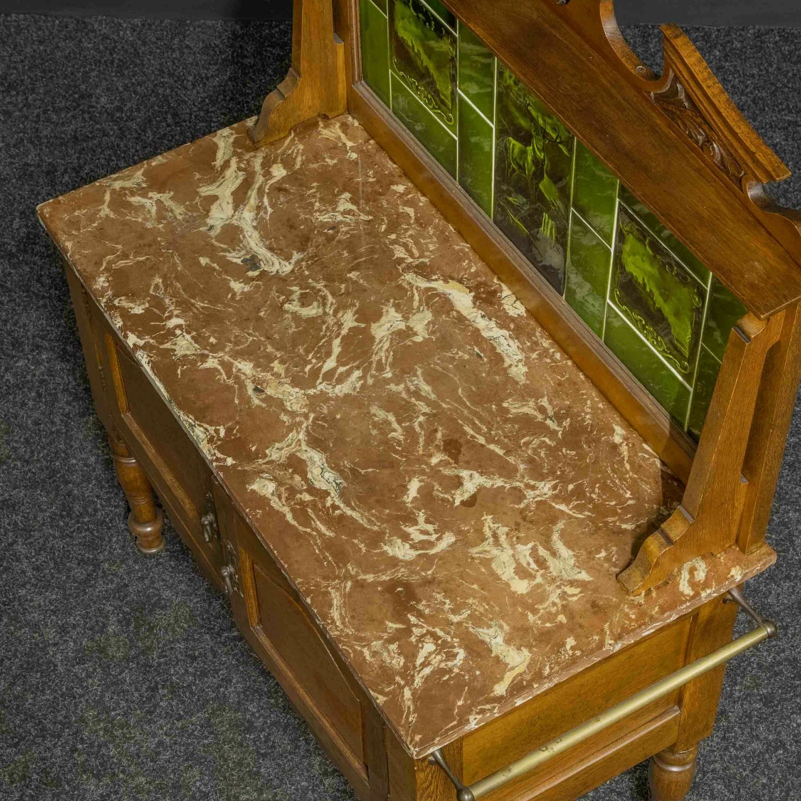 photo furniture Edwardian Oak Washstand