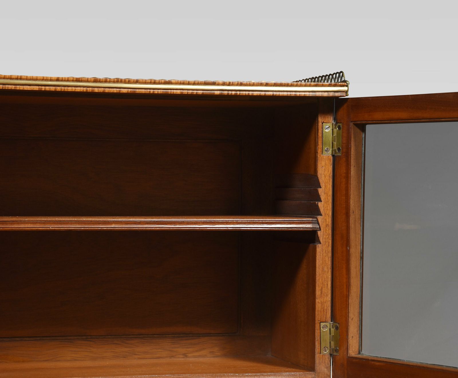 Furniture Pair Of Important Georgian Cylinder Cabinets photo