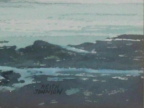 Watercolour By Keith Johnson. Gwyddaint, North Wales photo for sale