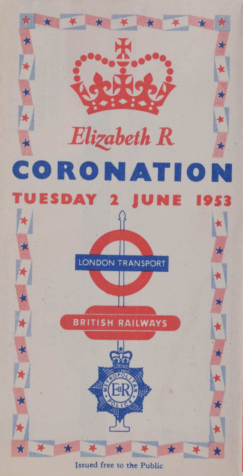Coronation Arrangements – Map Of London (1953) photo vinterior