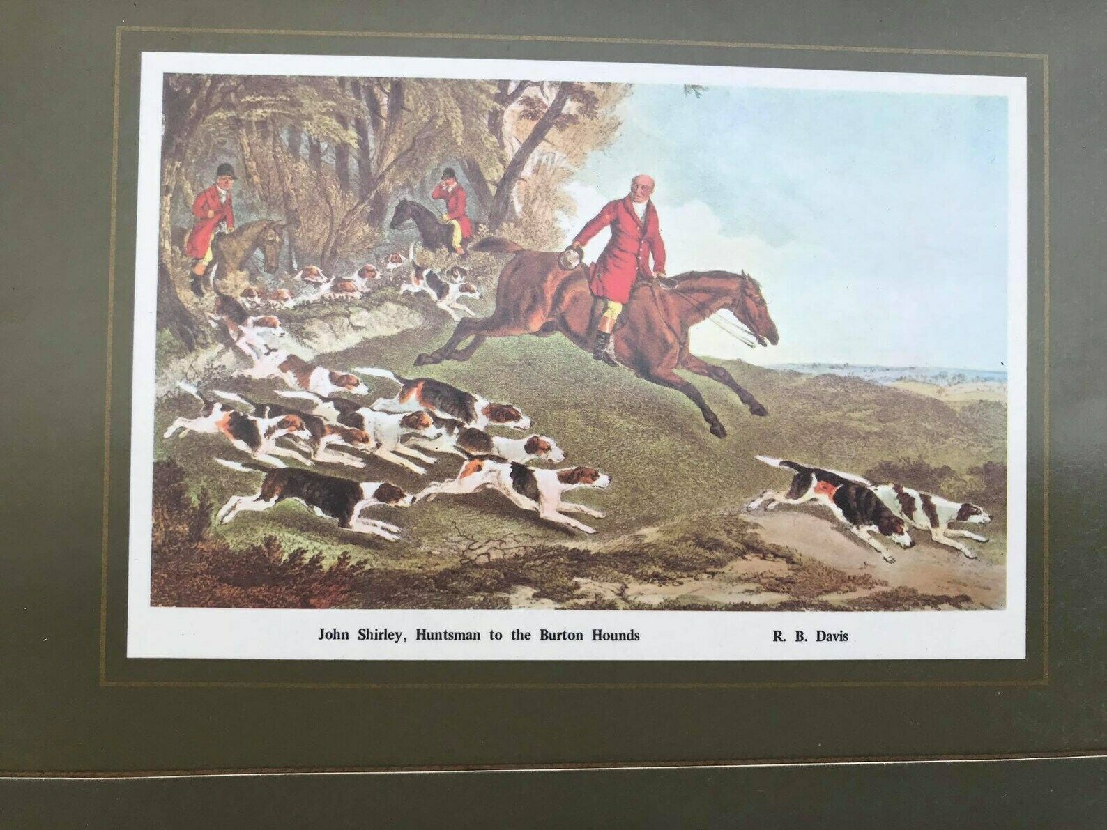 Fox Hunting Placemats Table Mats Set Of 3 And 2 Plastic Trays Hunting Decor Cork Placemat England 70s Gift Mom Hostess Serving Hunter Gift photo 101.0