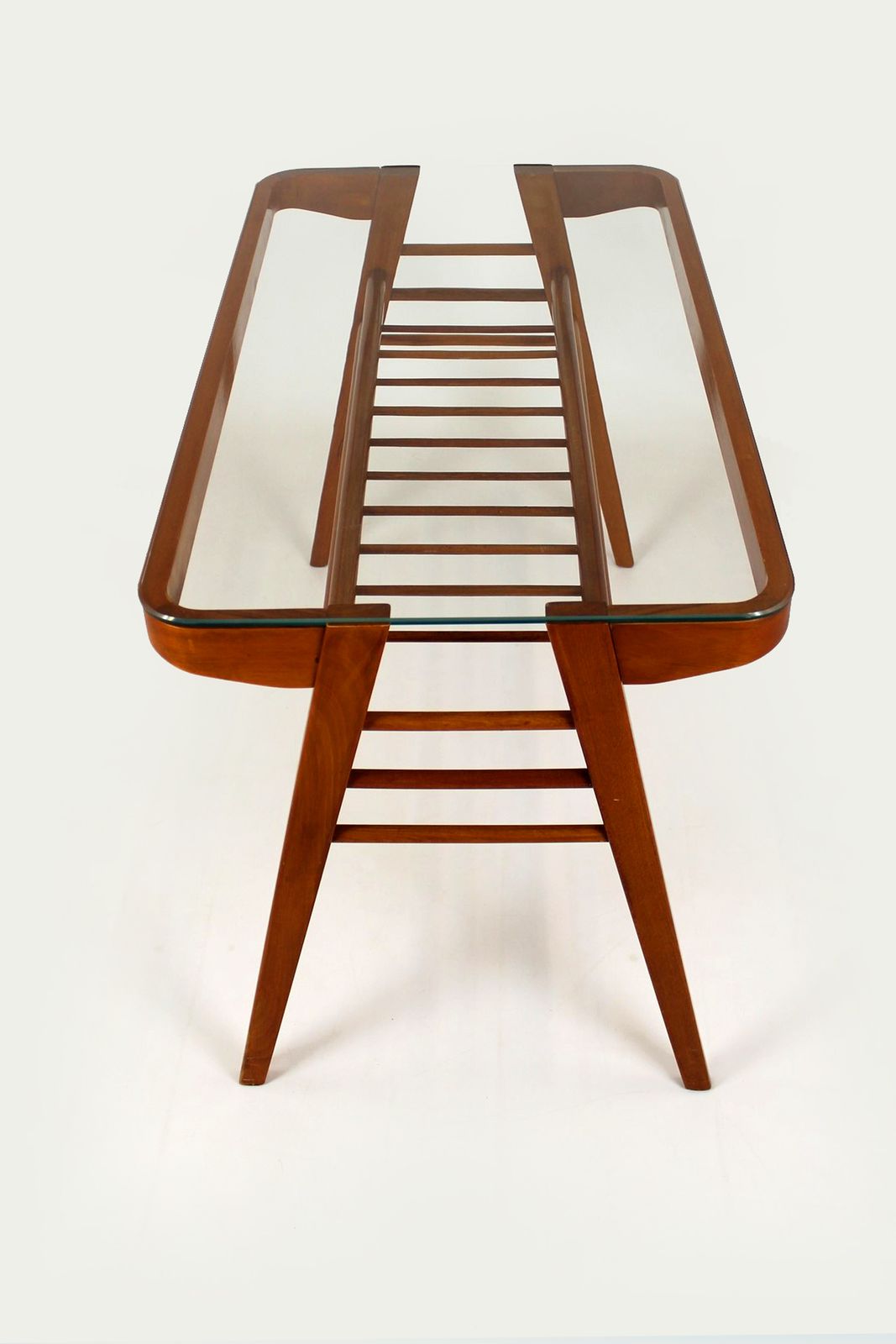 photo vintage Wooden Coffee Table By František Jirák, 1960s