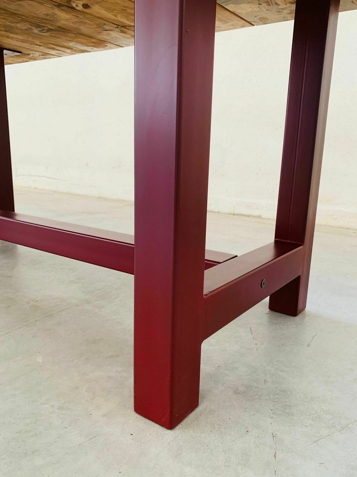 photo furniture Handcrafted Table And Top, Made With Recycled Fir Materials