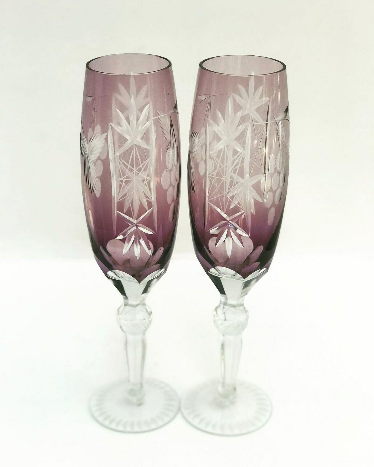 Champagne Coupes Ajka Marsala Bohemian Crystal Amethyst Champagne Flutes Coupes Toasting Celebration Glassware Wedding Glass Collection photo furniture