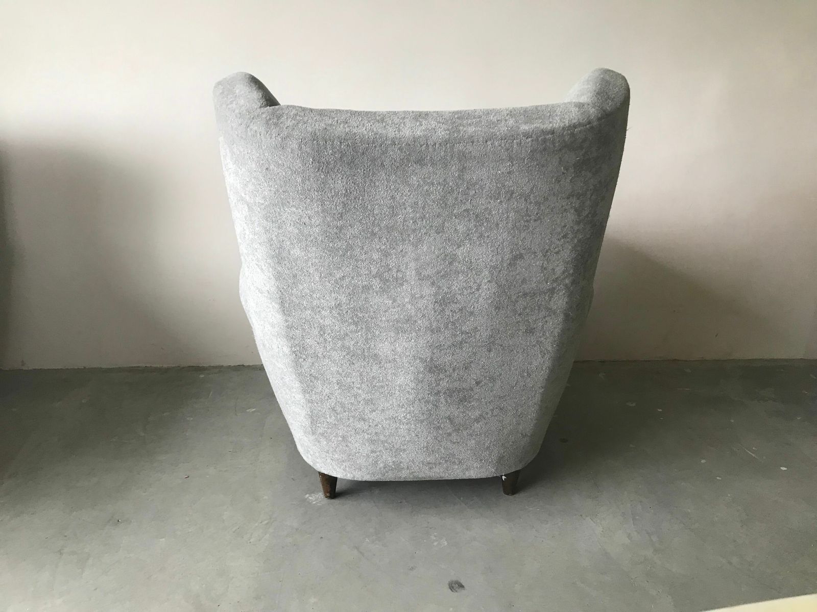 Pair Of Italian Velvet Armchairs photo vintage