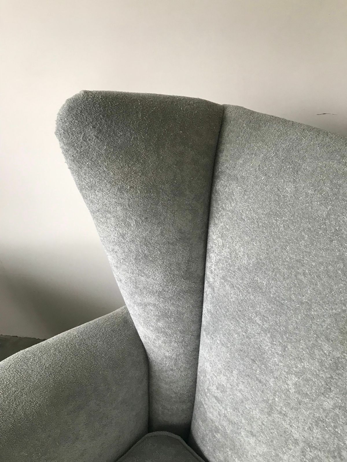 photo for sale Pair Of Italian Velvet Armchairs