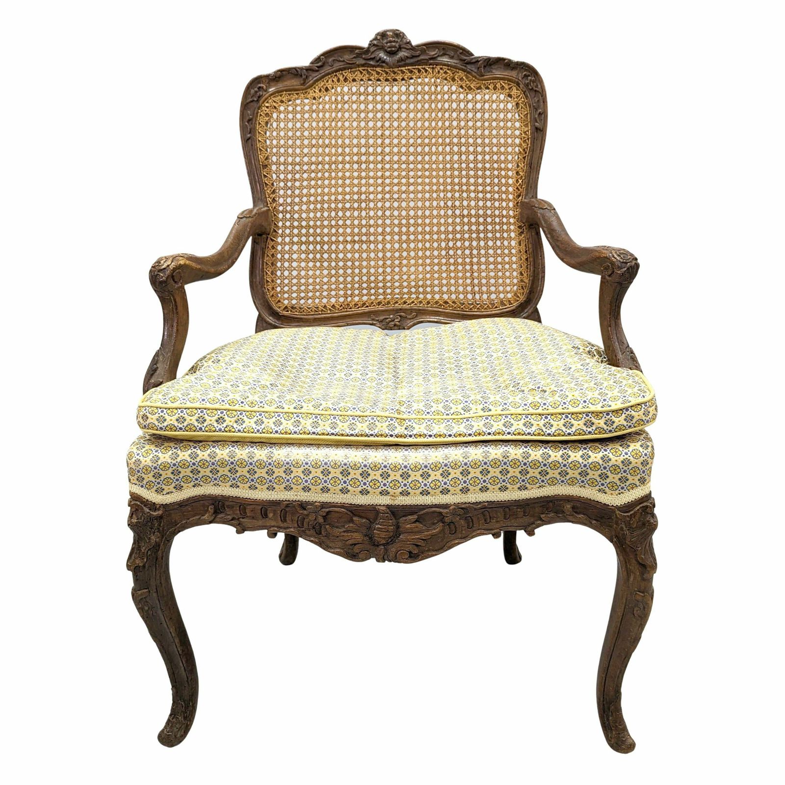 Pair Of Armchairs à La Reine Stamped By Cresson, 18th Century photo for sale