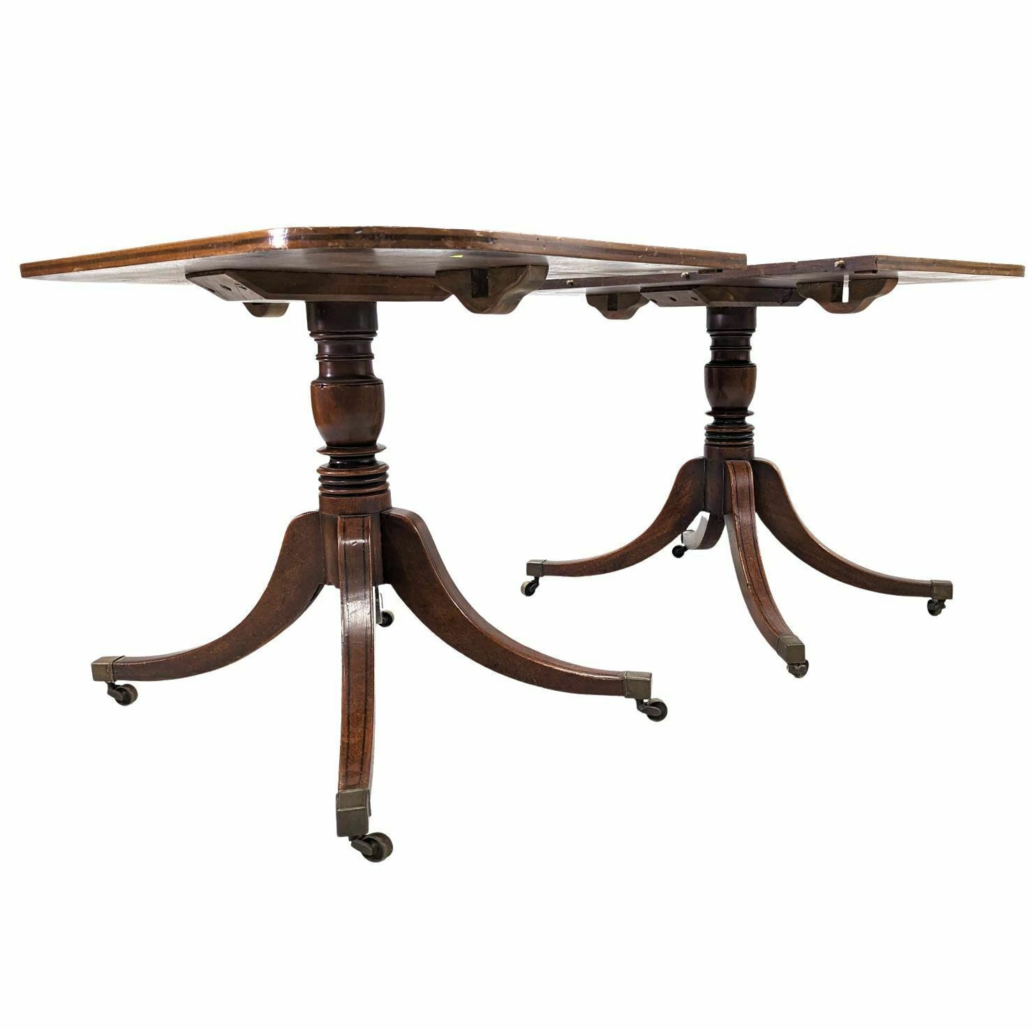 English Rectangle Table In Mahogany With Extensions That Can Be Paired With 19th Century Consoles photo 3480.0