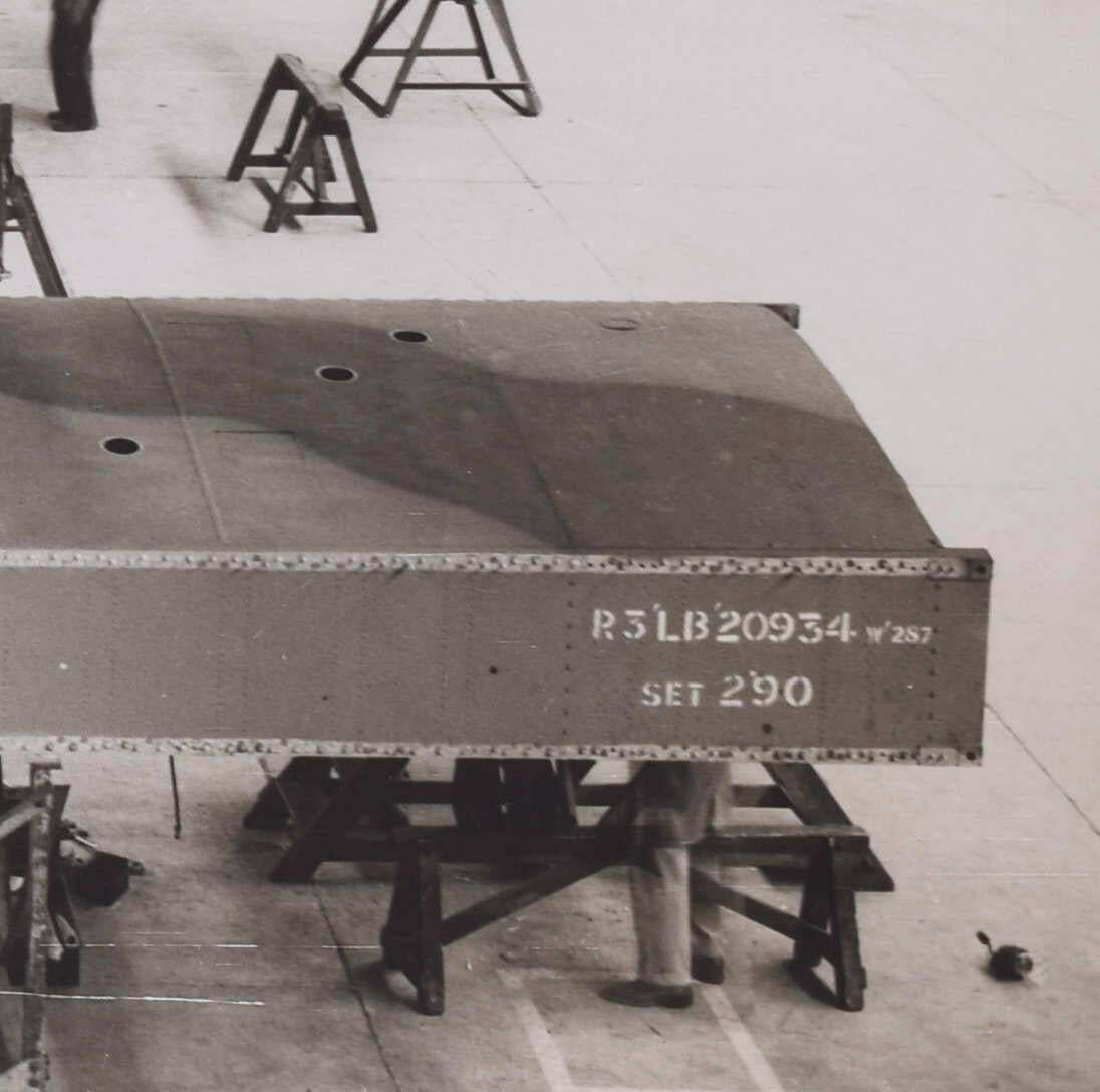 Avro Lancaster Bombers In Factory Original 1942 Silver Gelatin Press Photograph photo Art