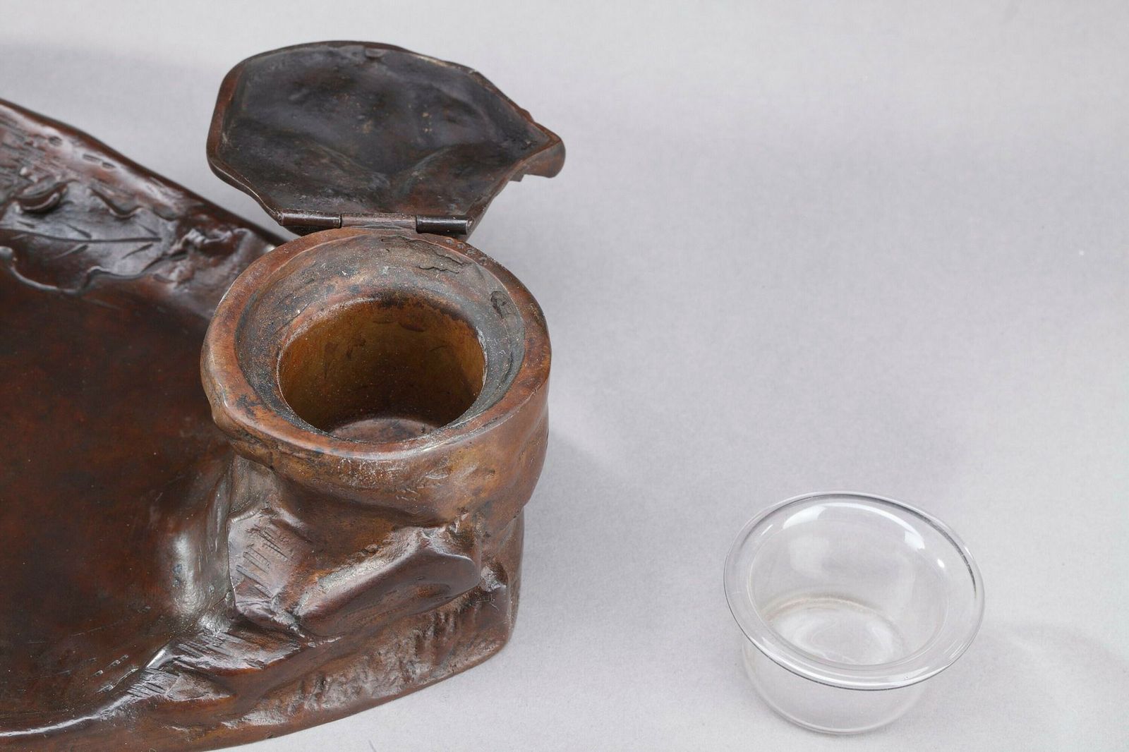 photo buy Inkwell In Bronze Art Nouveau By Albert Marionnet (1852 1912)