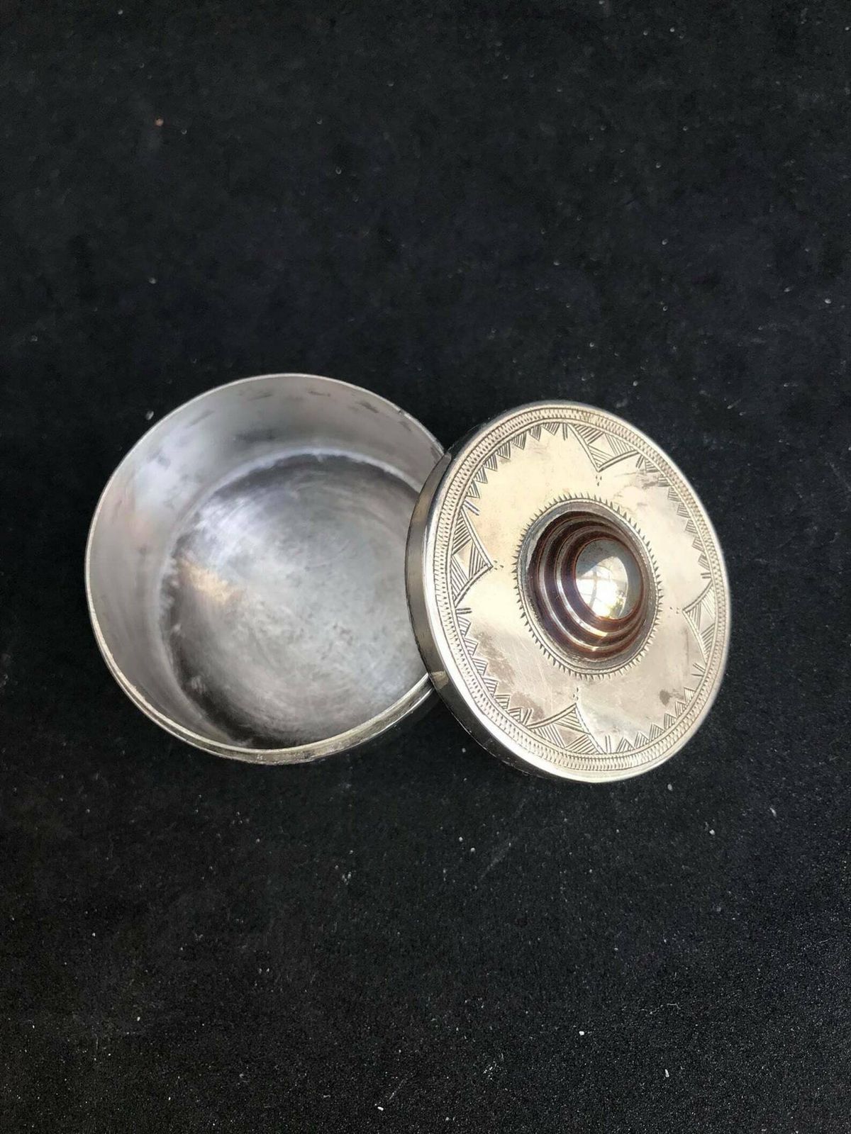 photo for sale Tuareg Box Tribal Jewelry Silver African Berber Nomadic Traditionalart Authentic Handmade Sahara Ethnic Decor Gift Box Collector Ring