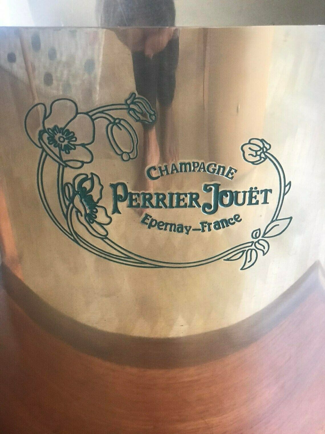 photo for sale Champagne Ice Bucket Extra Large 4/5 Bottles Perrier Jouet Large Double Magnum Oval Ice Cooler Chilling Bar Decor Gift Garden Party
