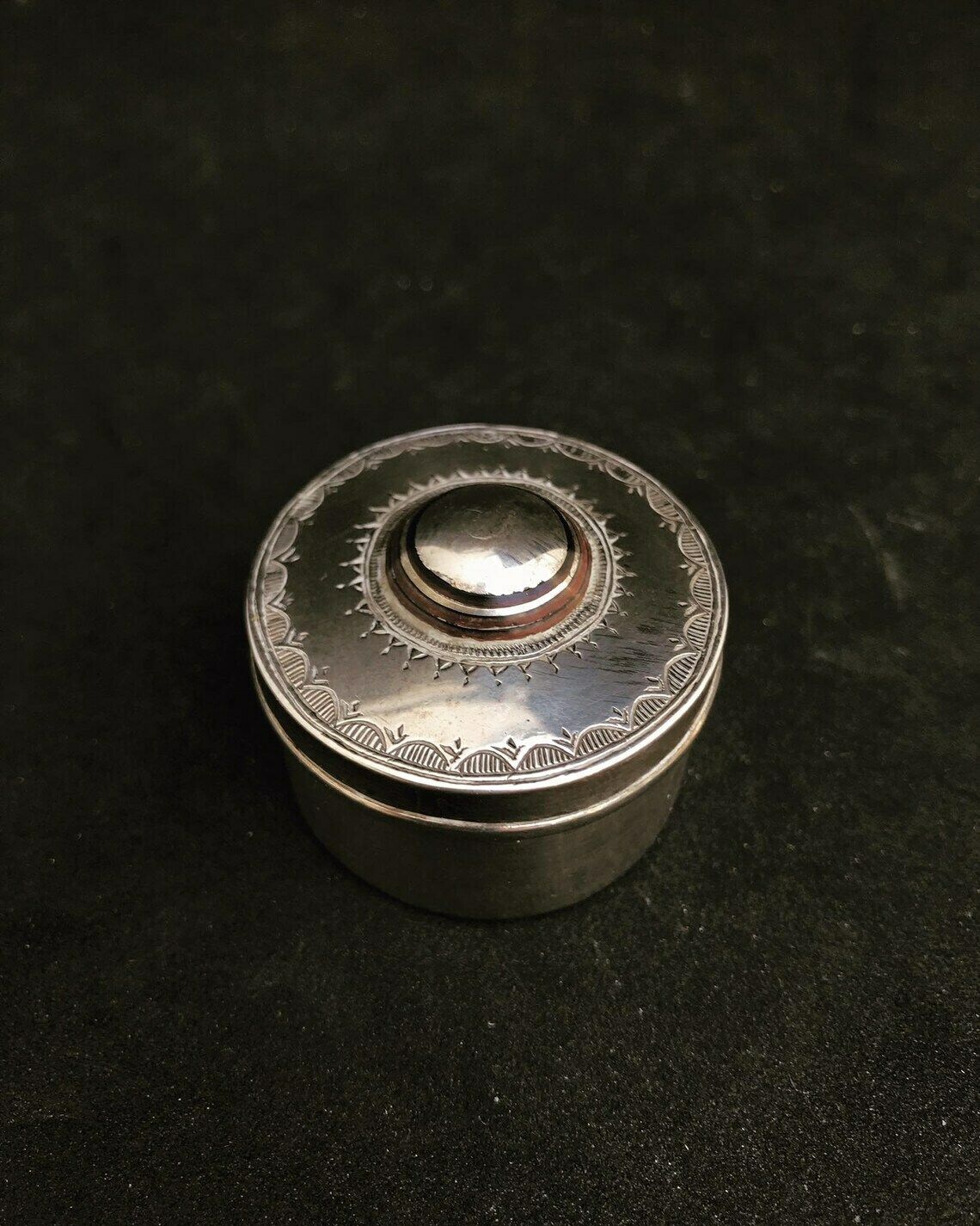 Silver Box Jewelry Tuareg African Berber Nomadic Traditionalart Authentic Handmade Sahara Ethnic Decor Gift Box Collector Ring photo vintage