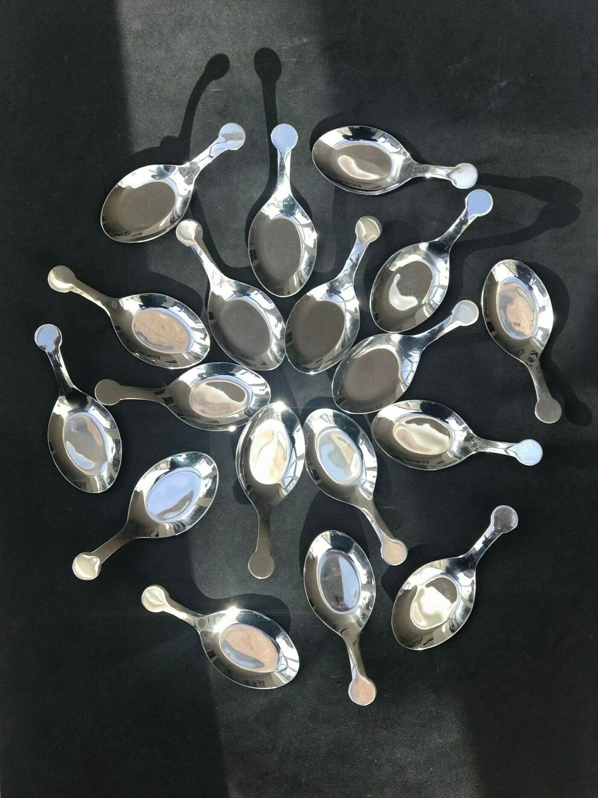 Vintage Appetizer Spoons Handle, Tasting Spoons, 1990s, Set Of 18, Gift For Hostess Appetizer Party photo buy