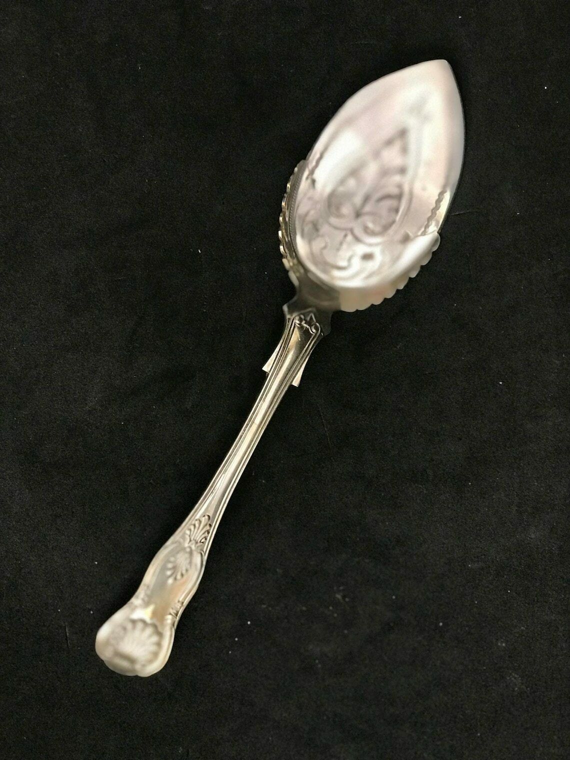 Ice Cream Spade Victorian Silver Plated Philip Ashberry Antique Collector Gift For Collection English Tableware Sheffield Flatware photo furniture