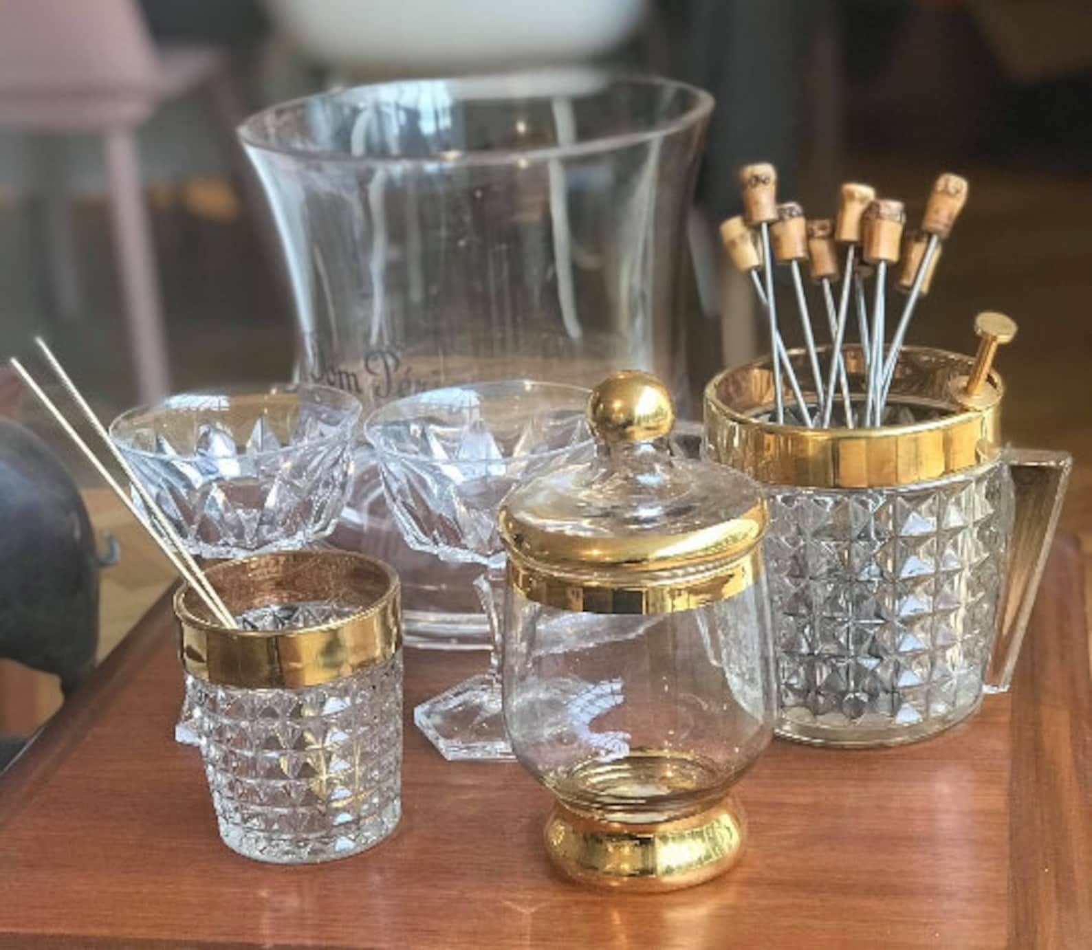 Bar Stirrers Spoons Cocktail Champagne Sticks Set Of 10 Plated Bar Tools Bar Cart Accessories Bartender Mixing Tools Gift For Him photo 142.0