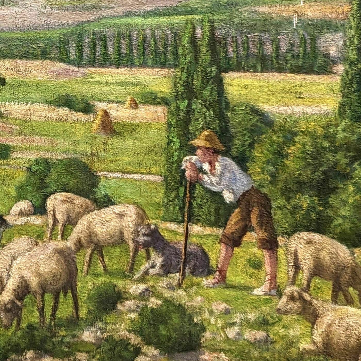 Oil On Canvas Pastoral Scene Provencal School Remy Mayan photo for sale