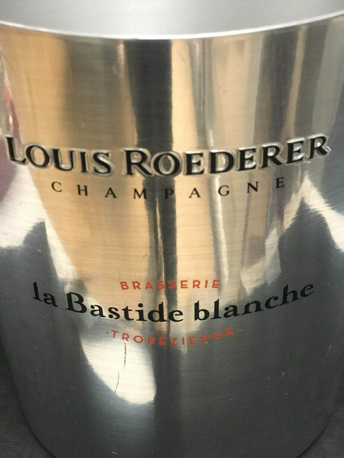 Champagne Bucket Louis Roederer France Stainless Steel Heavy Excellent Quality Wine Cooler Ice Bucket Bar Cart Wedding Gift photo buy