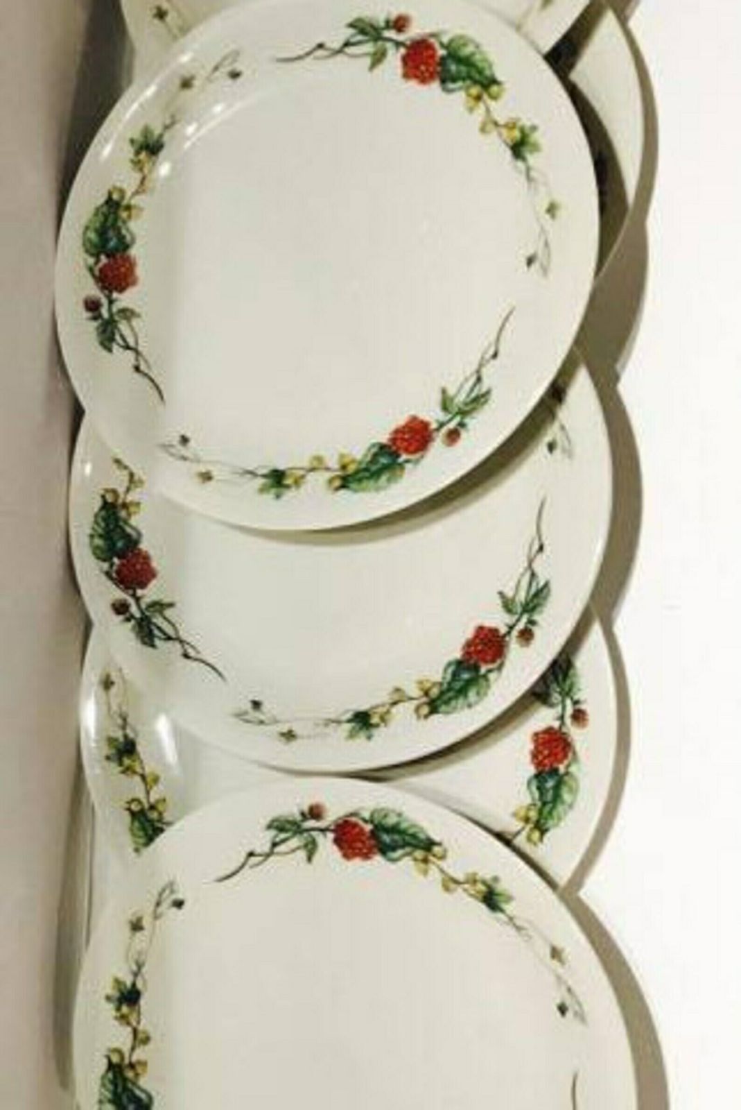 Dessert Plates Set 8 Villeroy & Boch Dishes, Dessert Dish, Fruits Dish, Salad Dish Pattern V Il74   Super Rare, Retro Dishes photo 244.0
