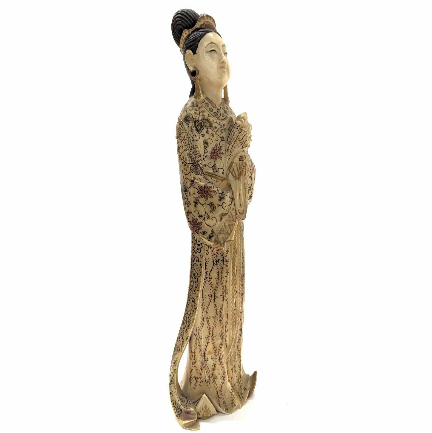 19th Century Ivory Statuette Of A Young Woman photo vinterior