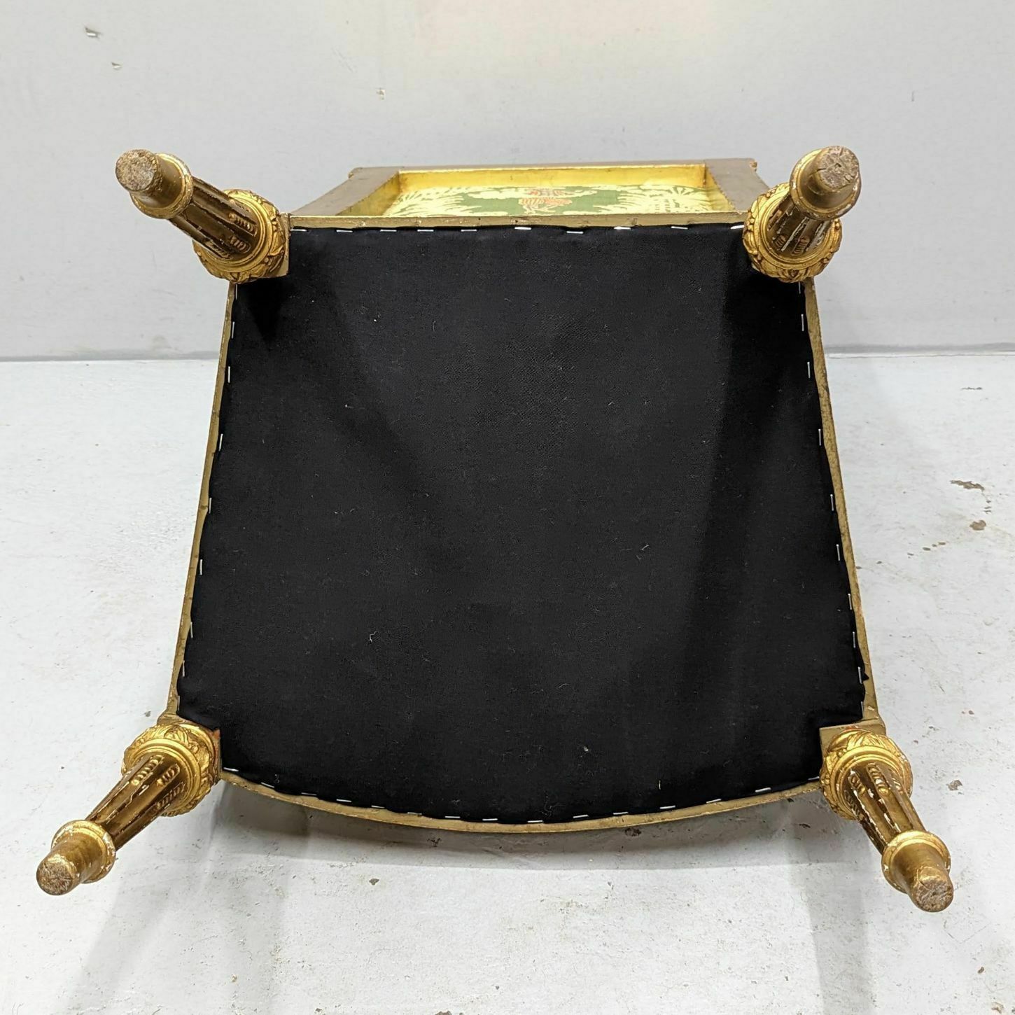 Armchair In Gilded Wood XIX In Louis XVI Style photo buy