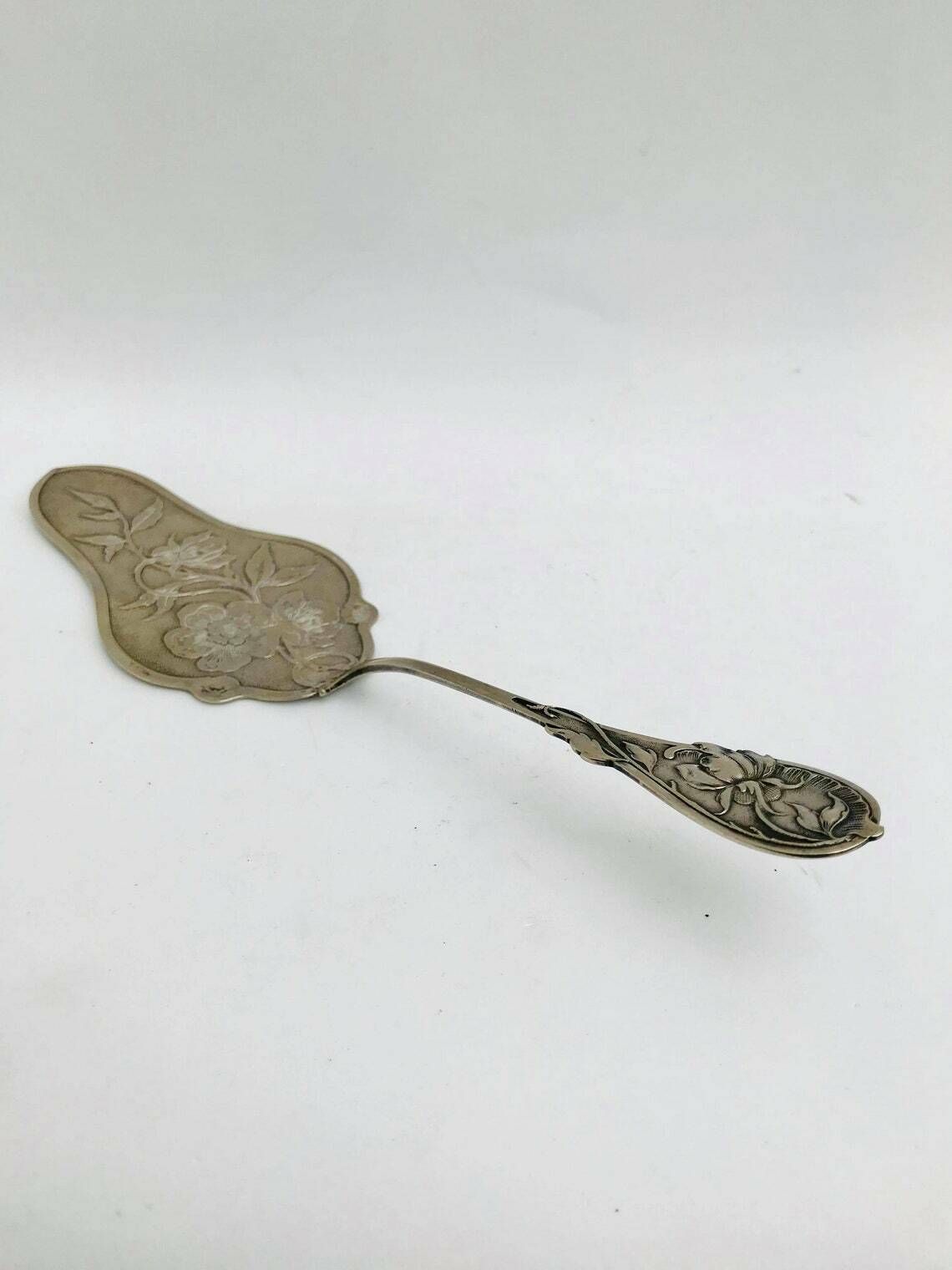 Taartschep Antiek Wmf N Art Nouveau Verzilverd Duits Taartschepper Taartvork Bruidstaart Huwelijkscadeau Romantisch 1900s photo buy