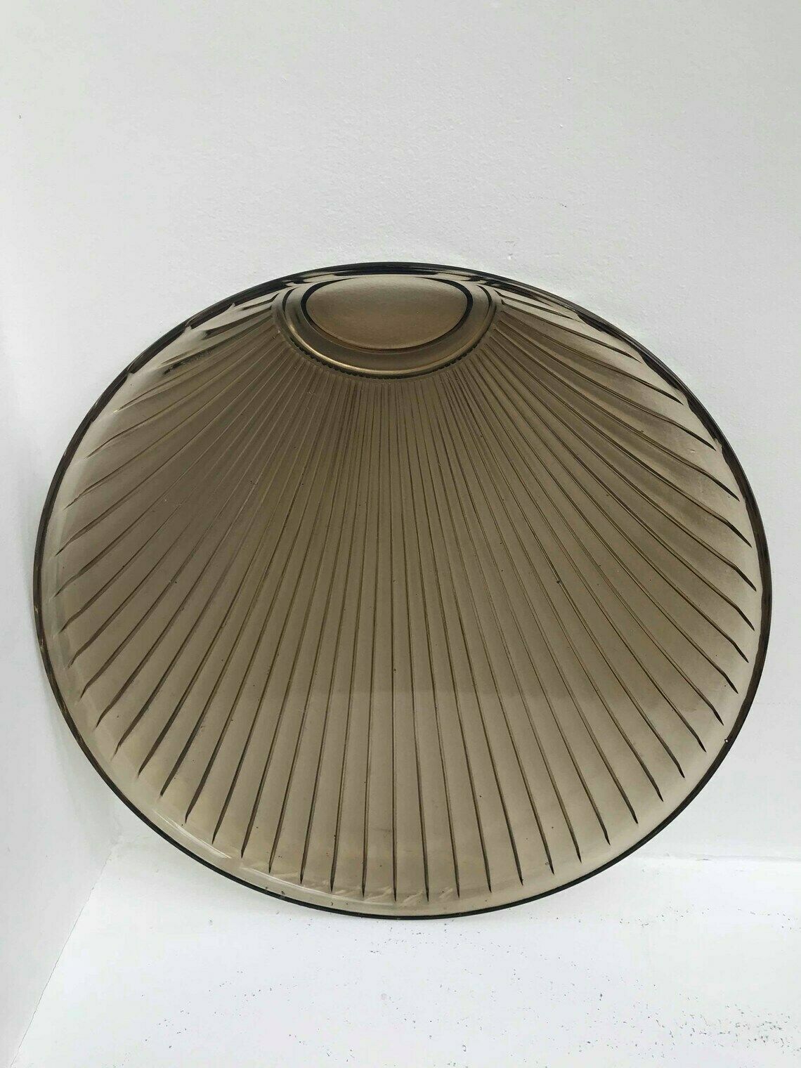 Gerookt Glas – 2 Schalen, Geperst Glas, Mid Century, Brede Ronde Schaal, Ovale Vintage Schaal, Hapjesbord, Tafel, Kerst photo Woonaccessoires