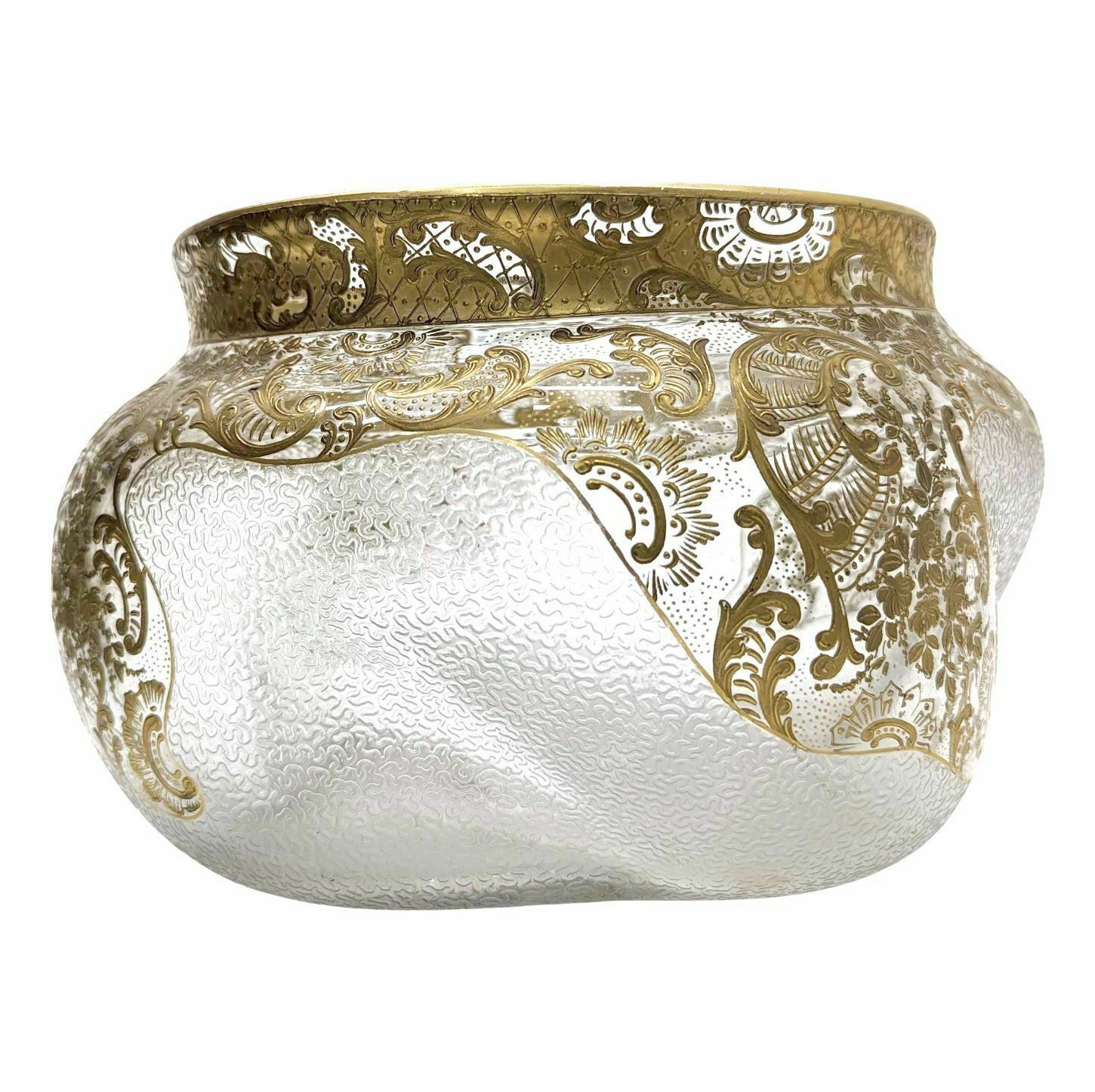 Cup In Crystal Painted In Gold, 1900 Period In The Style Of The Crystal Staircase photo furniture