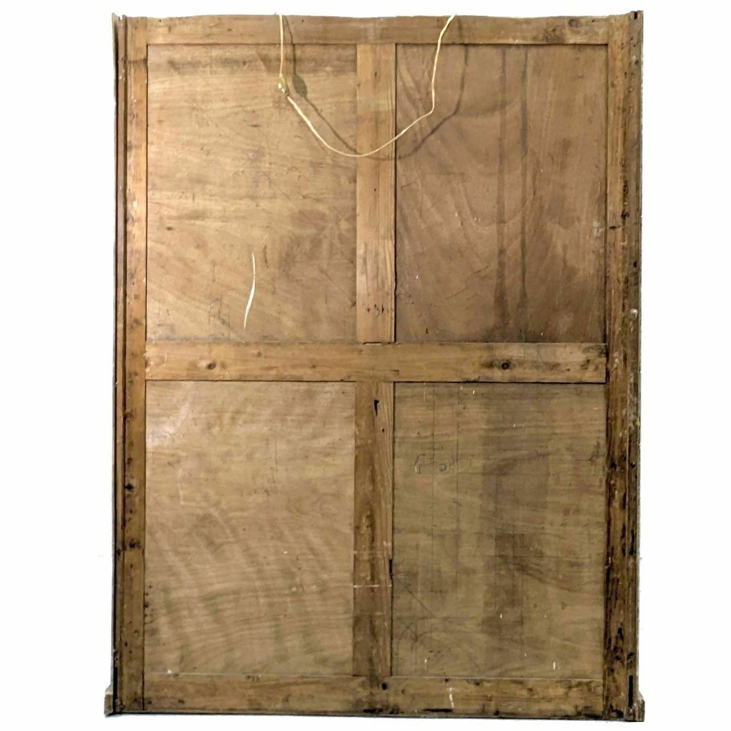 Showcase With Sliding Door In Oak, 1930s photo for sale