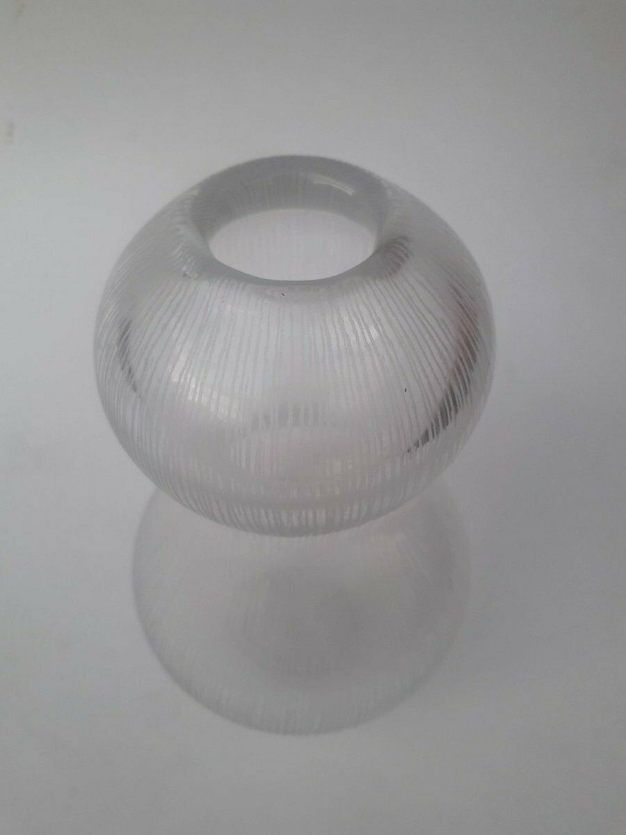 Glass Vase By Bengt Orup For Johansfors Sweden, 1960s photo for sale